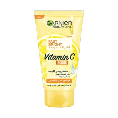 Garnier Skin Active Fast Bright Vitamin C Face Scrub 150ml