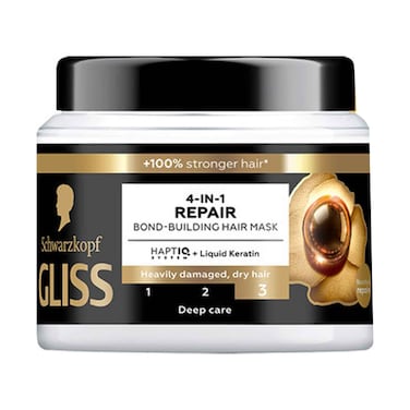 Schwarzkopf Gliss Hair Mask 4in1 Repair Bond Building Hair For Heavily Damaged &amp; Dry Hair 400ml