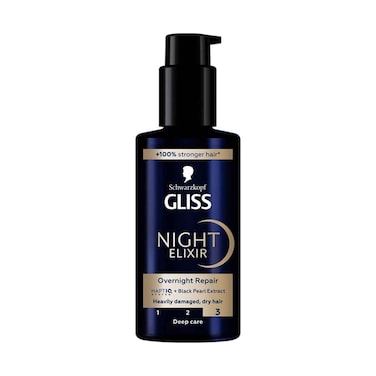 بلسم ليلي لإصلاح الشعر من شوارزكوف غليس – نايت إليكسير للشعر الجاف والمتضرر جدًا 100 مل