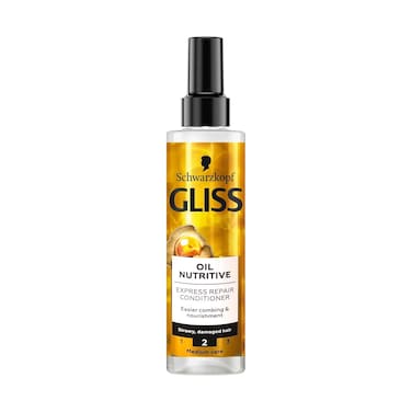 Schwarzkopf Gliss Express Repair Conditioner Oil Nutritive For Strawy &amp; Damaged Hair 200ml