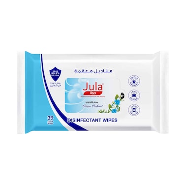Jula Disinfectants Wipes Cologne Perfumed 35 Wipes