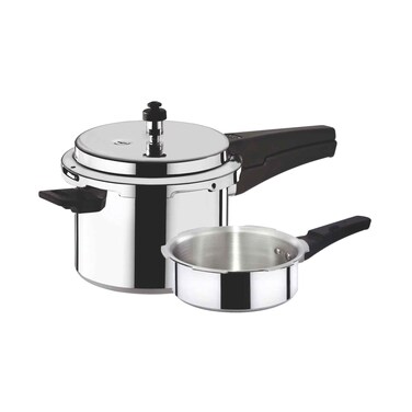 Palermo Pressure Cooker + Pan Combo 5 &amp; 3 Litre