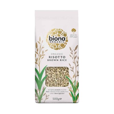 Biona Organic Risotto Brown Rice 500g