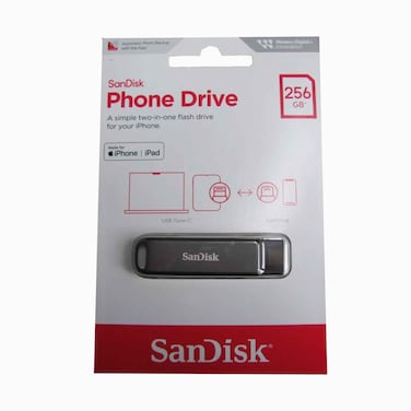 SanDisk USB Flash Drive SDIX70N Phone Drive For iPhone and iPad 256GB