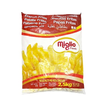 Miglio Foods Frozen French Fries 2.5kg