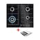 AEG Built In Hob 4 HKB64451NB 60cm +WHITE-WESTINGHOUSE HEALTHY GRILL GC1700-CB