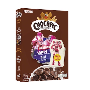 Nestle Chocapic Chocolate Cereal 375g + Free Mini Wallet