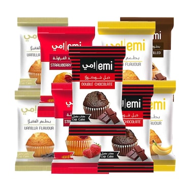 Emi Cup Cake Assorted Flavour 30gx10 Pieces