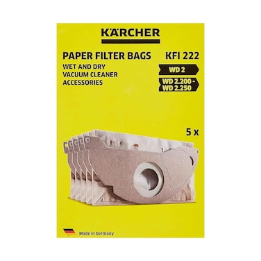 كارشر كيس فلتر ورقي WD2