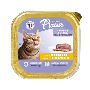 Plaisir Wet Cat Food For Turkey For Adult &amp; Sterilise Cat 100g