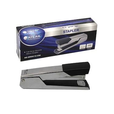 Atlas Stapler Half Strip Chrome Metal AS-SR5072-CM