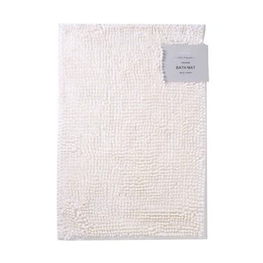 سجادة حمام من مجموعة لا كوليكشن، لون عاجي، مقاس 40 × 60 سم