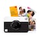 Kodak Printomatic Instant Print Camera Full Color Prints On Zink 2x3 Inches Sticky Backed Photo Paper Black