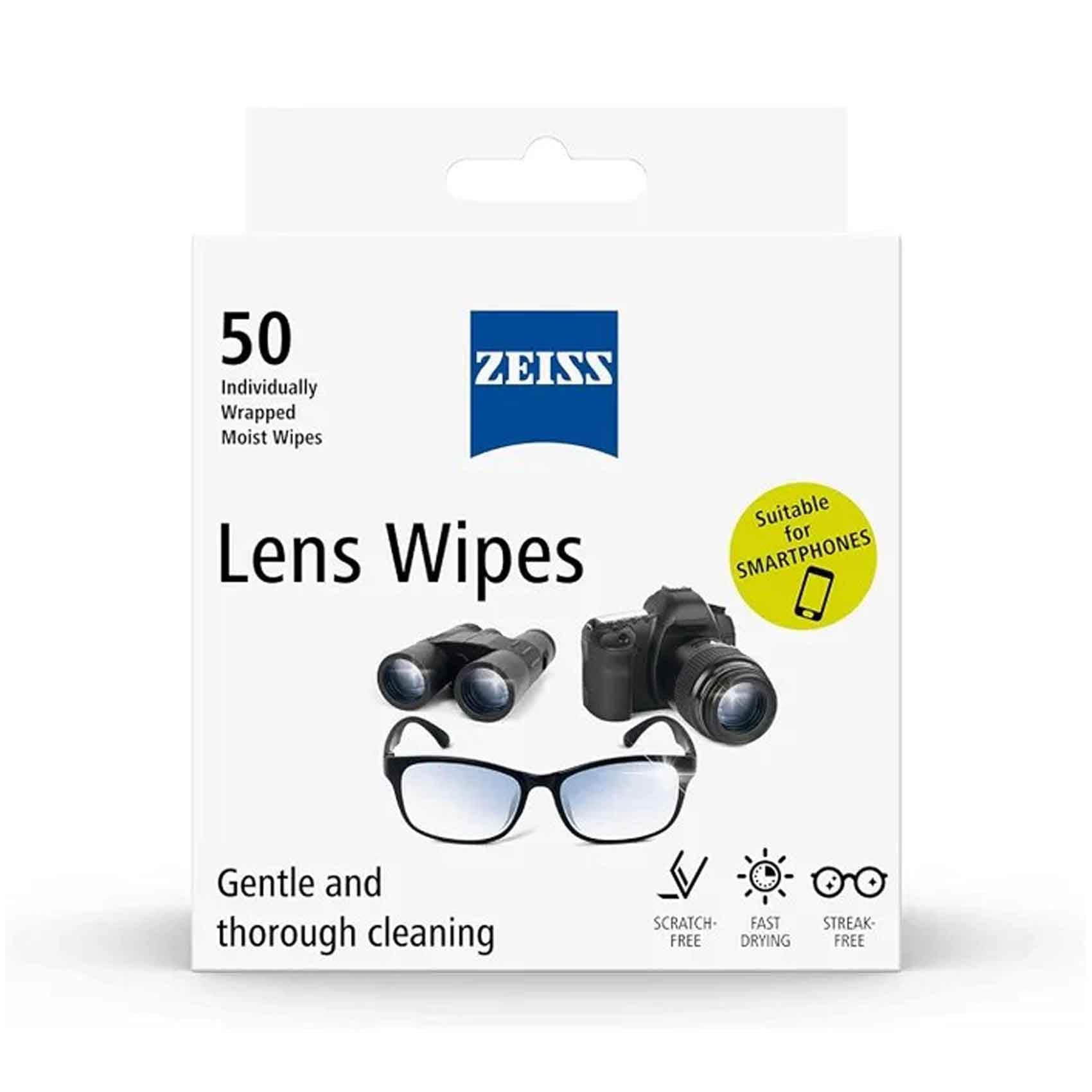 Zeiss Lens Wipes Pack of 50 Pieces