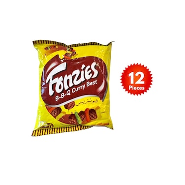 Fonzies BBQ Assorted 15gx12 Pieces