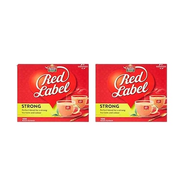 Brooke Bond Red Label Strong Black Tea 100 Bags 2g