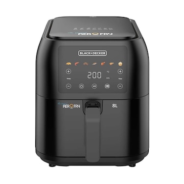 Black+Decker Digital Air Fryer SAF80-B5 1700W 8 Liters Black