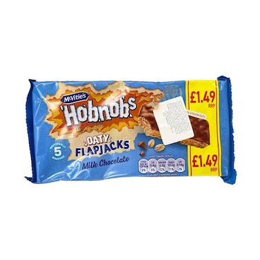 Mcvities Hobnobs Oaty Flapjacks Milk Chocolate 131.8g