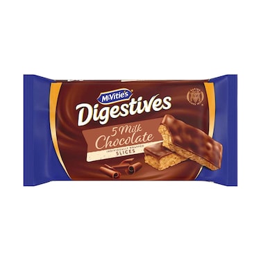 Mcvities Digestives Chocolate Slices 5x114.1g