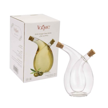 Vague Glass Bottle For Oil &amp; Vinegar 100ml/360ml