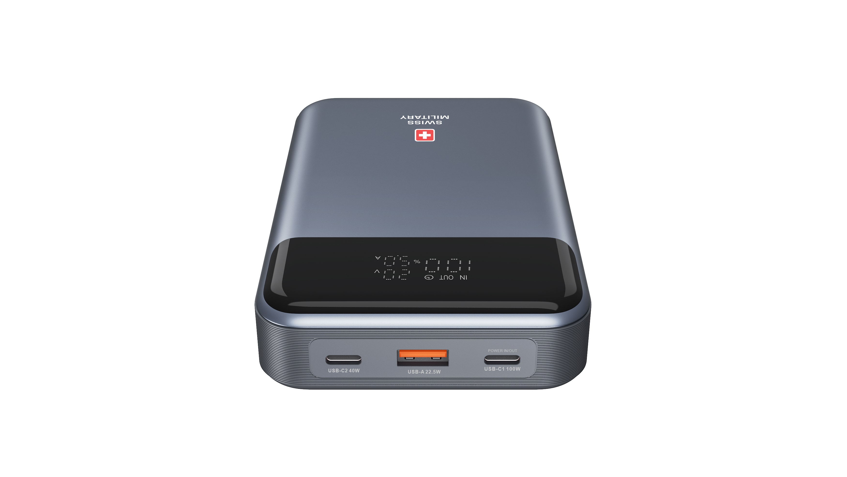 Swiss Military Power Bank 140W 2C1A Laptop Gray