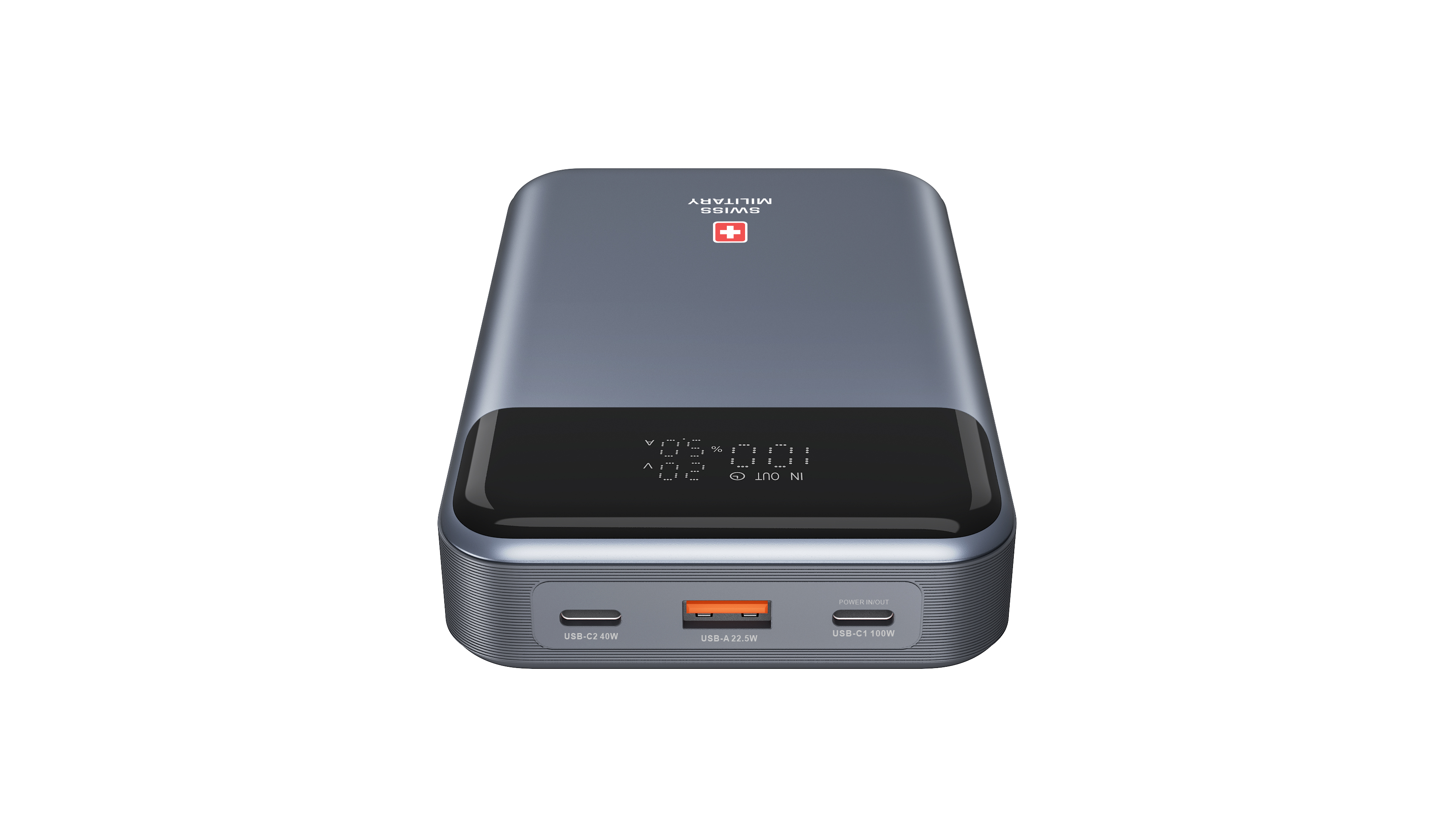 Swiss Military Power Bank 140W 2C1A Laptop Gray