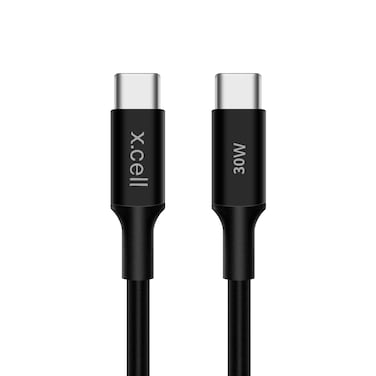 Xcell 30W Cable C To C&amp;nbsp;1Meter Black