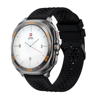 Swiss Military Dom7 Gunframe Silicon Strap Black