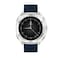 Swiss Military Dom7 Silverframe Silicon Strap Blue