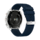 Swiss Military Dom7 Silverframe Silicon Strap Blue