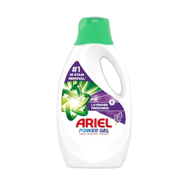 Ariel Laundry Detergent Power Gel Lavender Freshness 1.8L