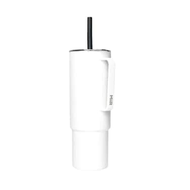 MiiR Flask All Day Cup With Straw 32oz White