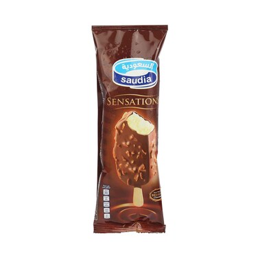 Saudia Sensations Ice Cream Chocolate Almond 105ml