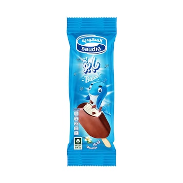 Saudia Ice Cream Baboo Stick Vanilla 65ml