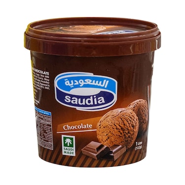 Saudia Ice Cream Tub Chocolate 1l