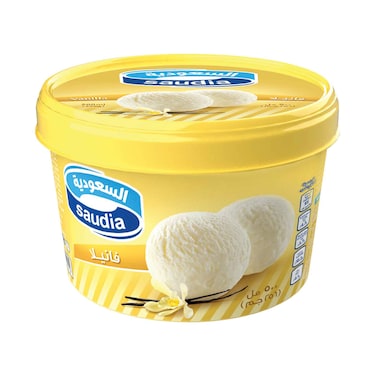 السعودية آيس كريم فانيليا 500 مل