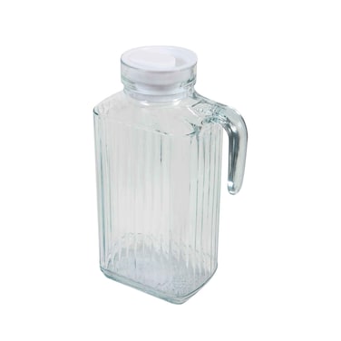 Glass Carafe Pitcher With Lid 1.8 Liter