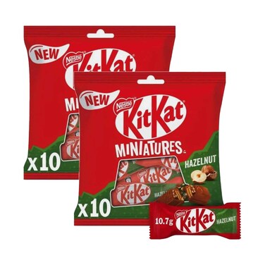 KitKat Miniatures Hazelnut 107gx2 Pieces