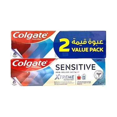 Colgate Toothpaste Sensitive Xtreme Temperatures 75mlx2 Pieces