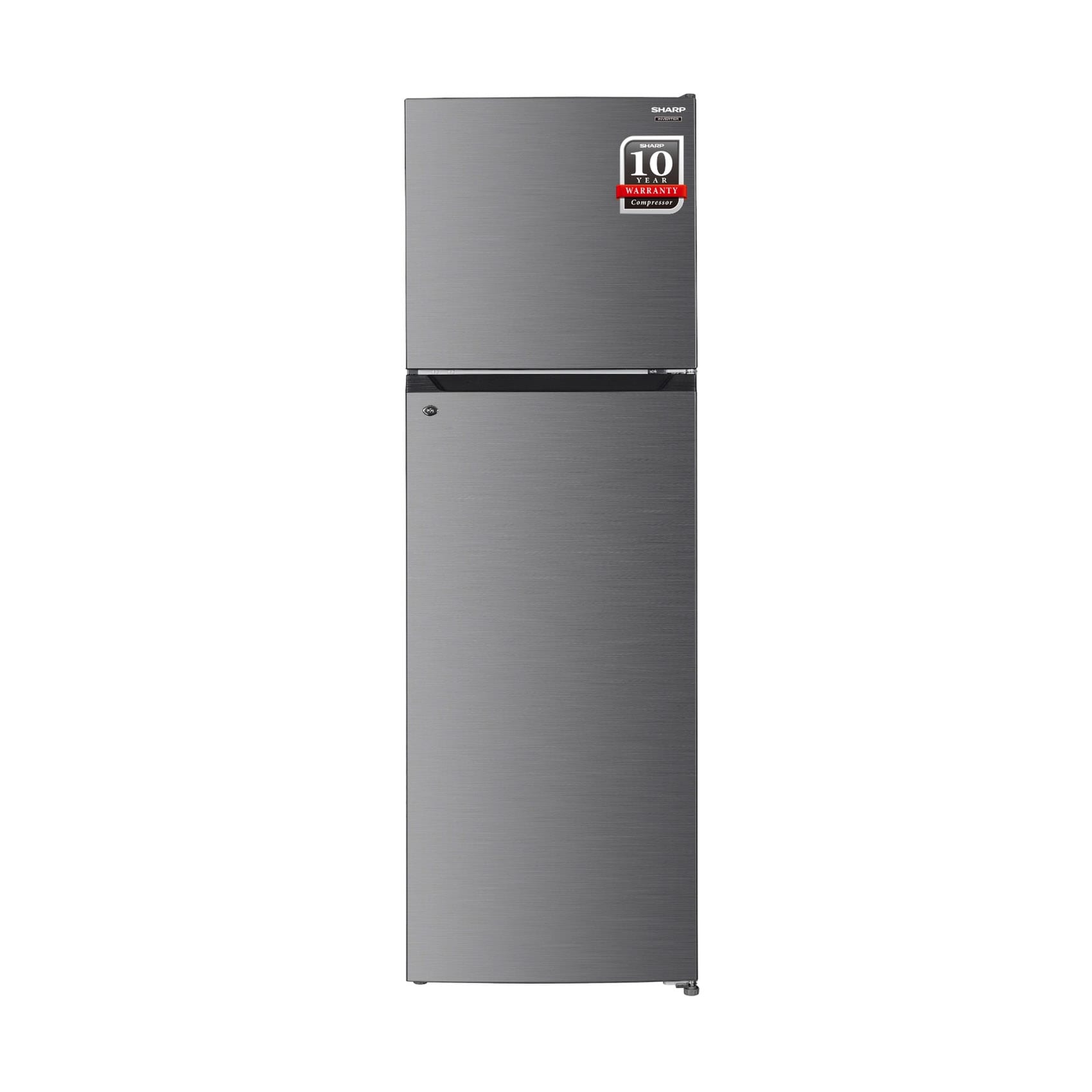 Sharp Double Door Refrigerator SJ-HM330-HS3 330 Liters Silver (Plus Extra Supplier's Delivery Charge Outside Doha)