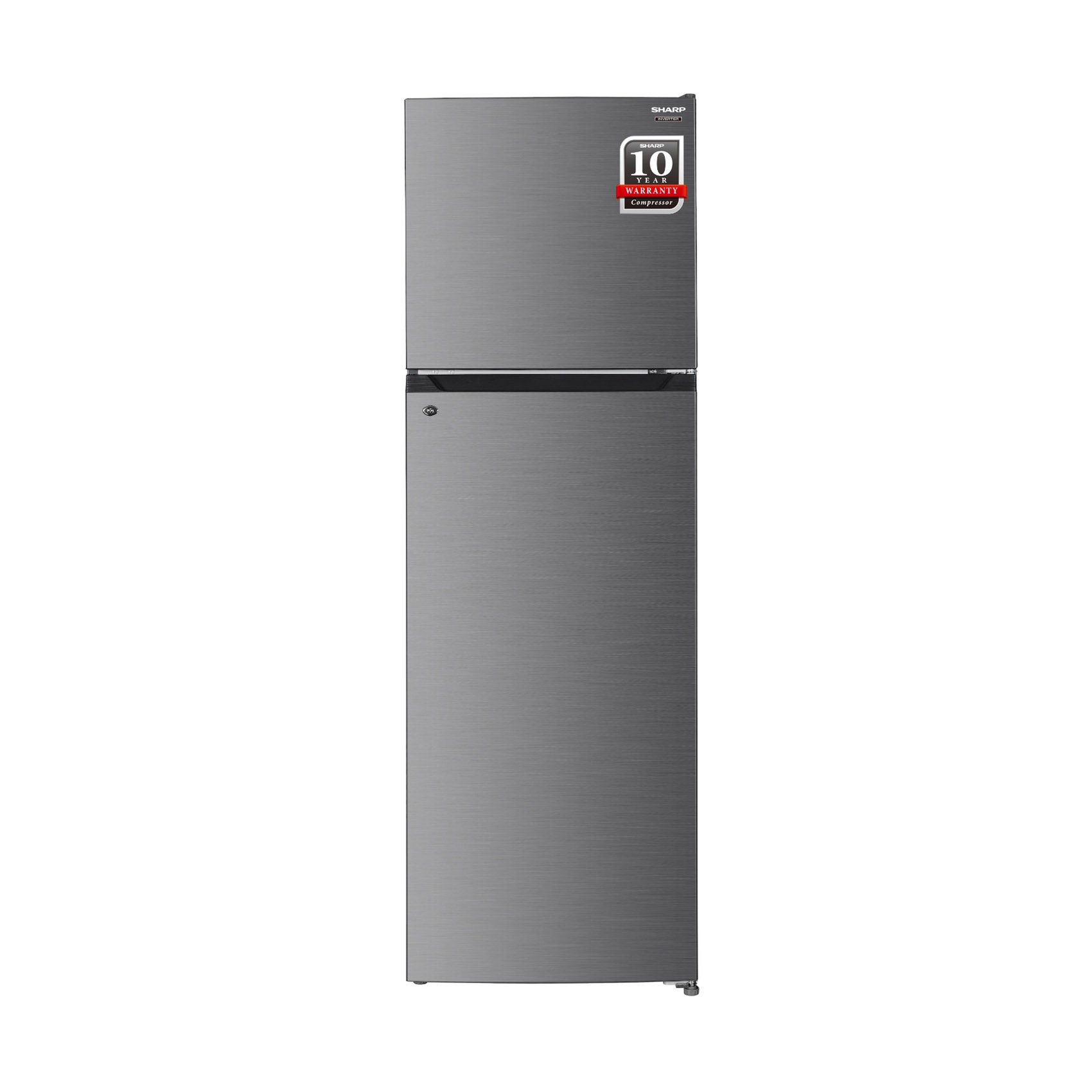 Sharp Double Door Refrigerator SJ-HM330-HS3 330 Liters Silver (Plus Extra Supplier's Delivery Charge Outside Doha)