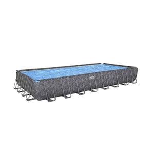 Bestway APX 365 Steel Rectangular Pool 9.56mx4.88mx1.32m (Extra Suppliers Delivery/Installation Charge Outside Doha)