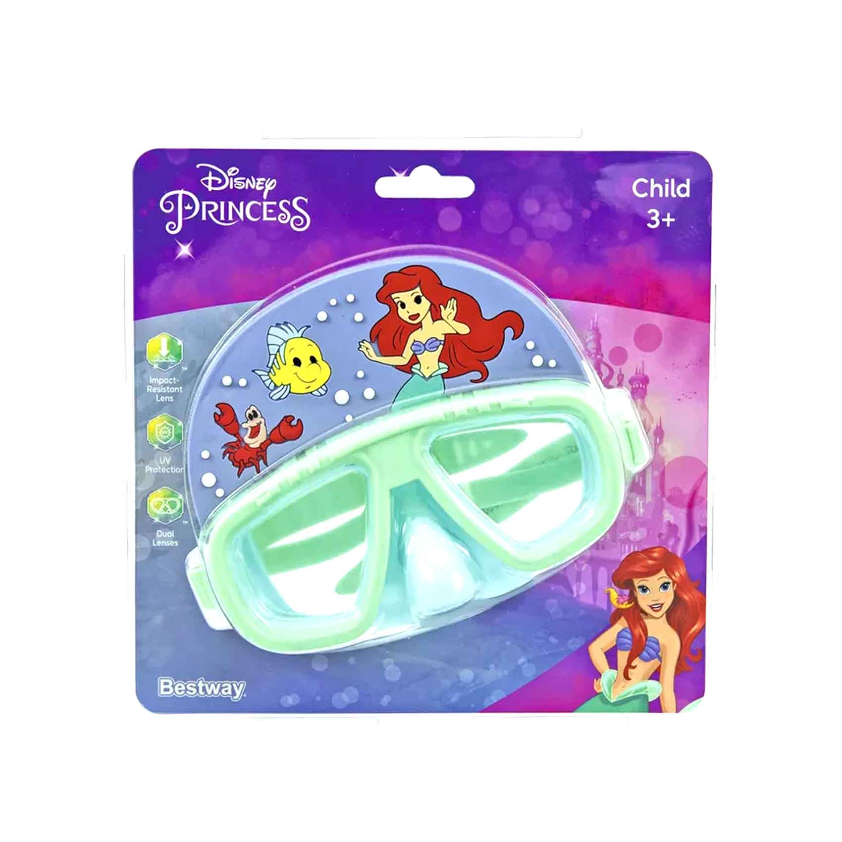 Bestway Mermaid Deluxe Swimming Mask Ariel For Children 3+ Assorted