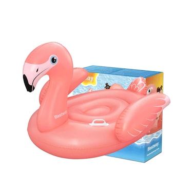 Bestway Inflatable Fancy Flamingo Ride On 1.38mx1.07m