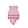 Supreme Sports Life Jacket Printed Medium Size Pink