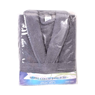 روب حمام بياقة شال، مقاس حر، ألوان متنوعة