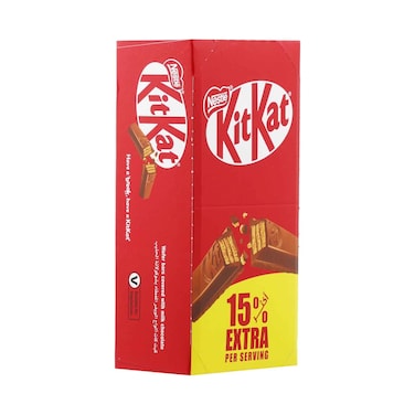 Nestle KitKat 2 Fingers Milk Chocolate Wafer +15% Extra 36 x 20.5g