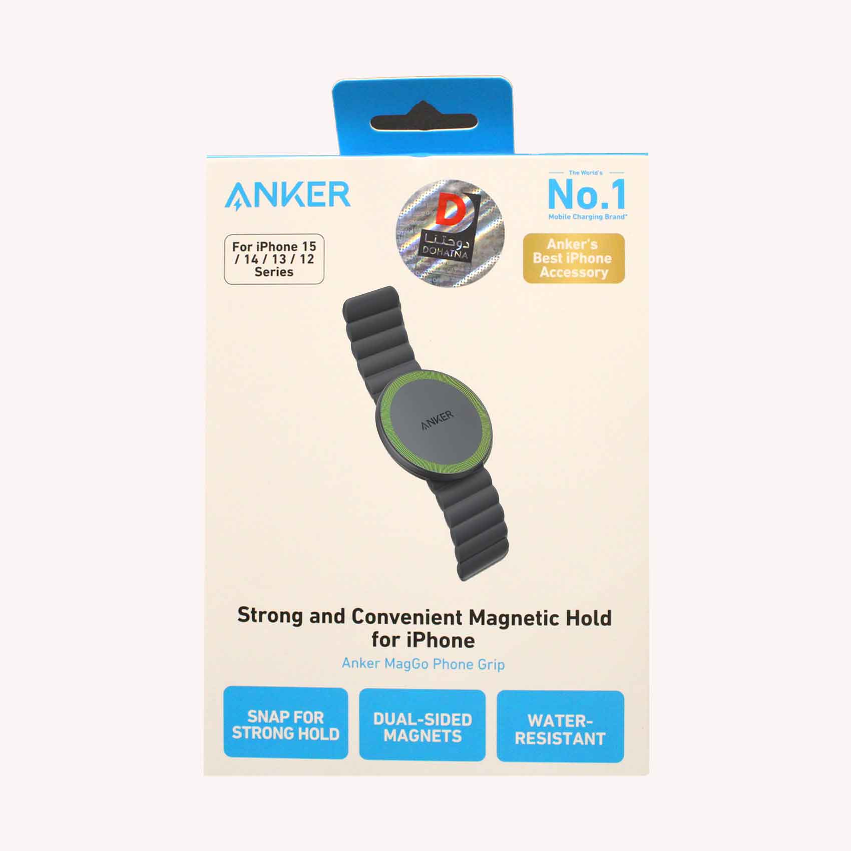Anker 620 MagGo Phone Holder Grip Black