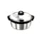 Asian Shining Star Hot Pot Casserole Stainless Steel 3500ml