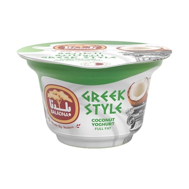 Baladna Greek Style Coconut Yoghurt Full Fat 150g